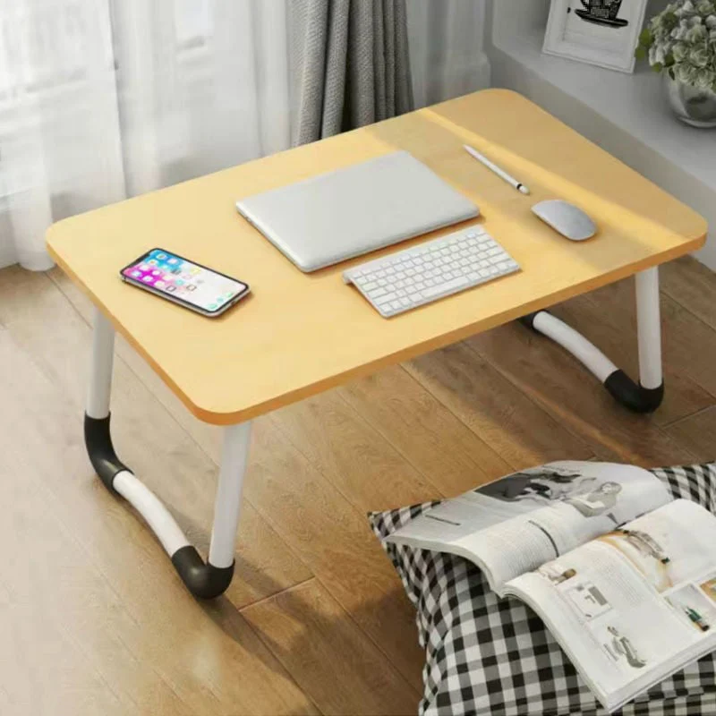 Bureau en bois moderne dans un bureau rectangulaire pliant pour la maison Clearhalo
