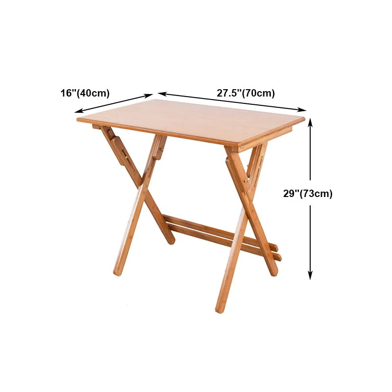 Bureau en bois de Style moderne, bureau pliant marron pour la maison Clearhalo