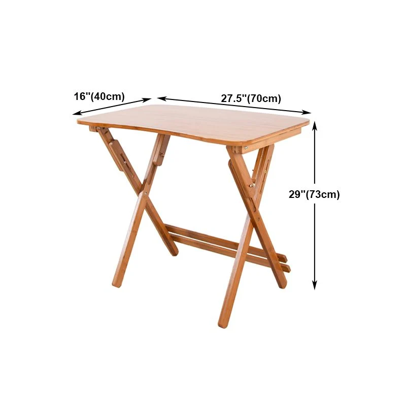 Bureau en bois de Style moderne, bureau pliant marron pour la maison Clearhalo