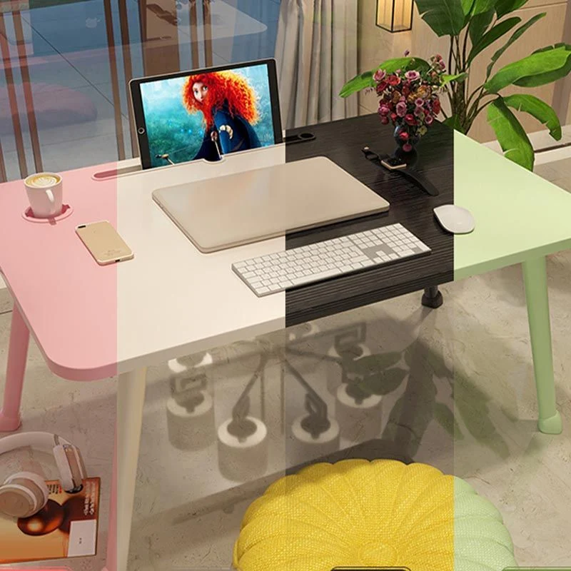 Bureau de bureau en bois moderne dans un bureau rectangulaire pour chambre à coucher Clearhalo