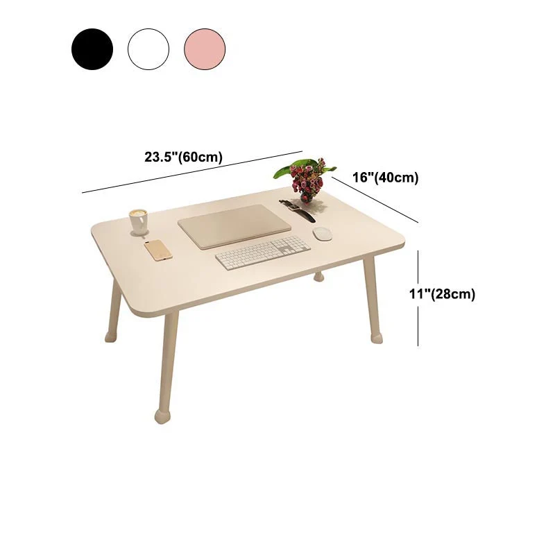 Bureau de bureau en bois moderne dans un bureau rectangulaire pour chambre à coucher Clearhalo