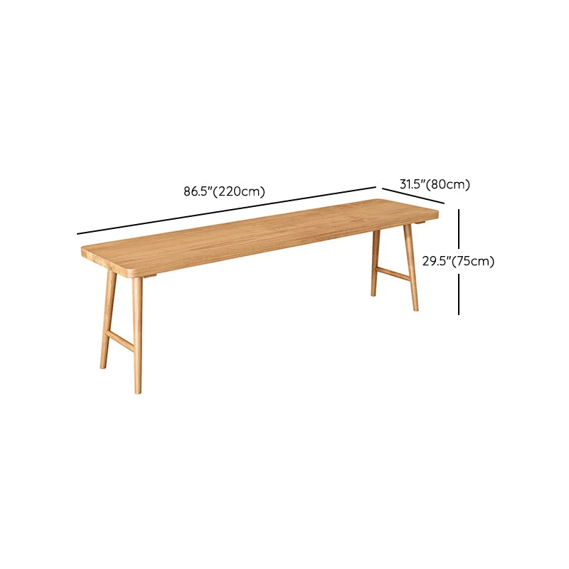 Bureau de bureau incurvé contemporain Bureau d'écriture en pin pour le bureau Clearhalo