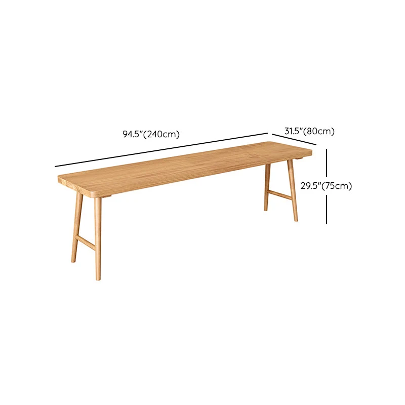 Bureau de bureau incurvé contemporain Bureau d'écriture en pin pour le bureau Clearhalo