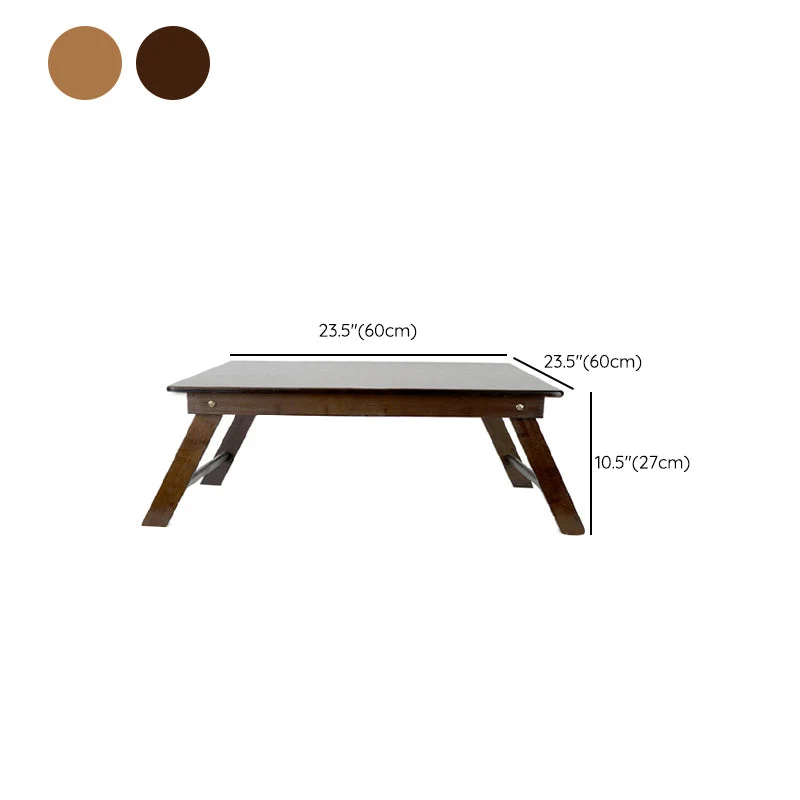 Bureau de bureau pliant contemporain Bureau d'écriture en bois artificiel pour le bureau Clearhalo