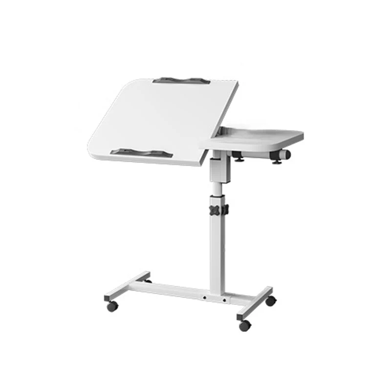 Bureau de bureau pliant contemporain sur pied avec pieds en métal Clearhalo