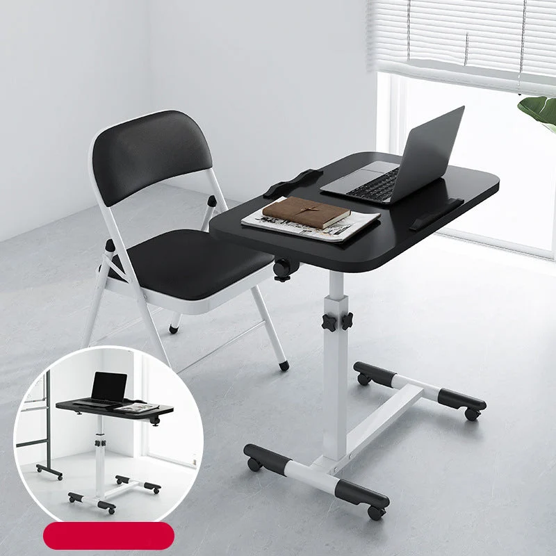 Bureau de bureau pliant contemporain sur pied avec pieds en métal Clearhalo