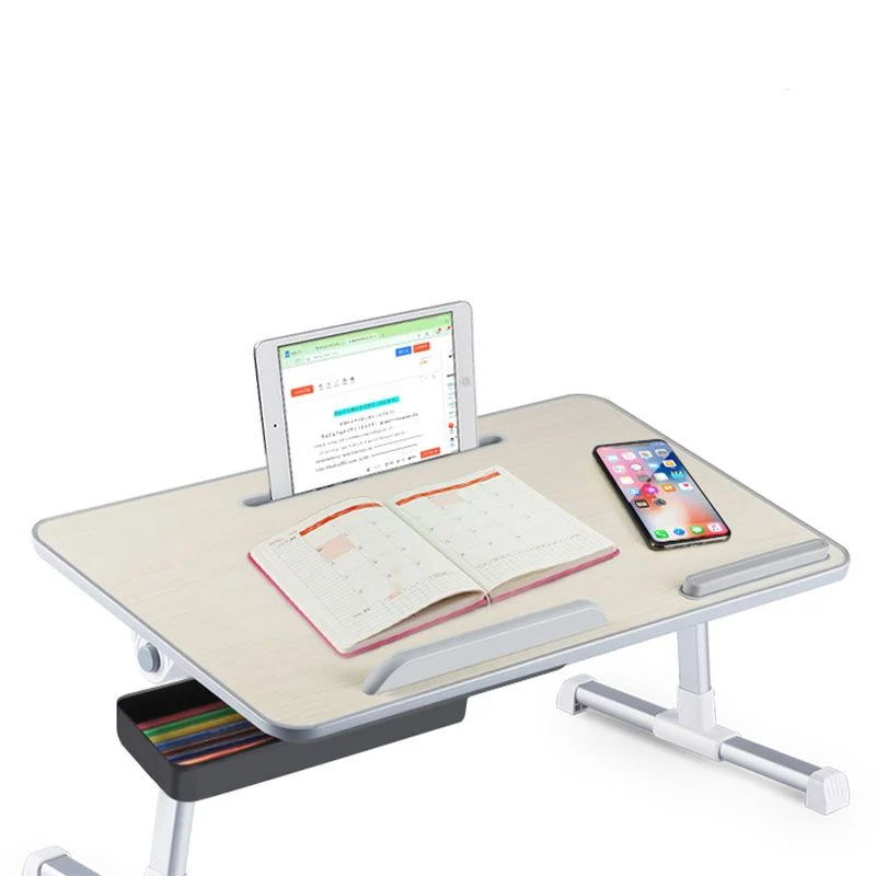 Bureau de bureau réglable contemporain pour ordinateur portable pour chambre à coucher Clearhalo