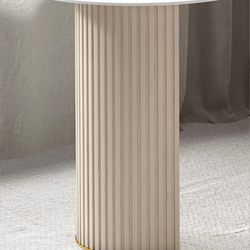 Bureau de bureau sur pied Glam Bureau d'écriture en métal et pierre beige pour bureau Clearhalo