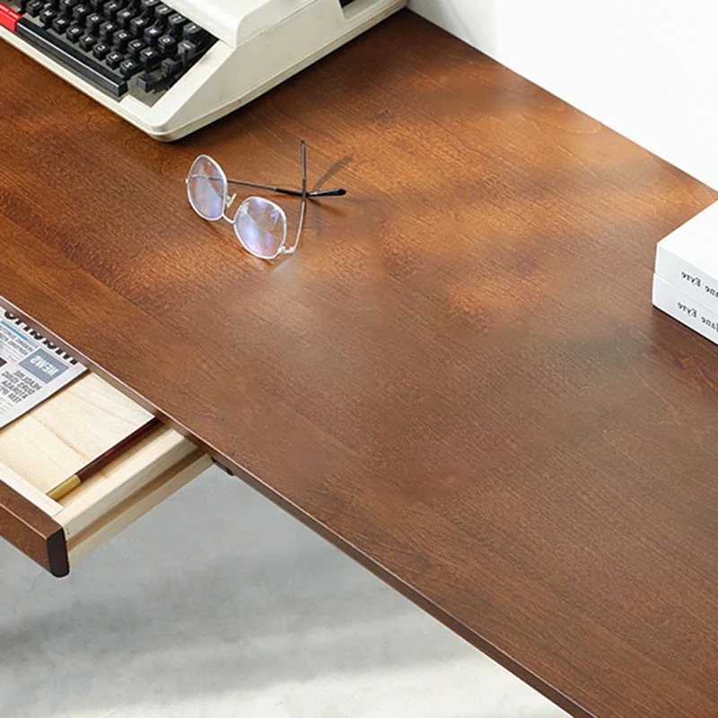 Bureau de chambre à coucher en bois massif, bureau de Style moderne, hauteur de 29.5 pouces Clearhalo
