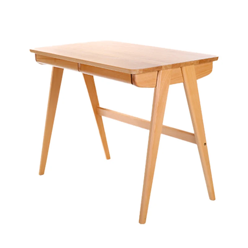 Bureau de chambre à coucher en bois massif, bureau de Style moderne, hauteur de 29.5 pouces Clearhalo