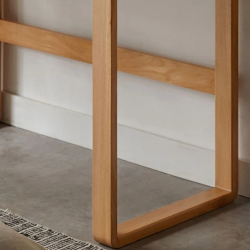 Bureau de chambre à coucher de bureau d'écriture de style simple en bois massif, 29,5 pouces de haut Clearhalo