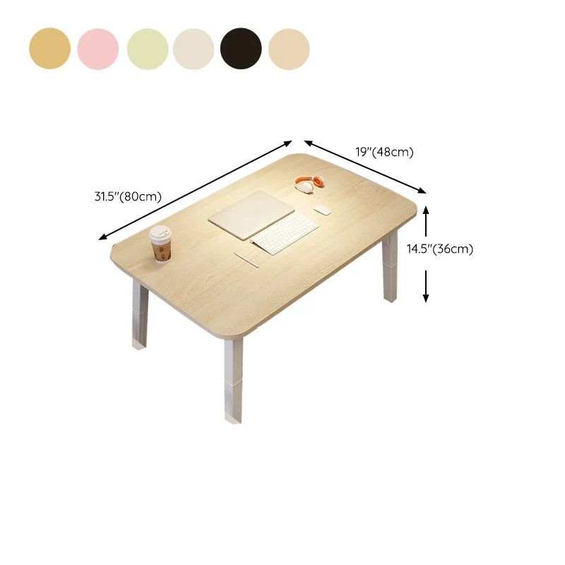 Bureau contemporain en bois d'ingénierie pour chambre à coucher avec pieds blancs Clearhalo