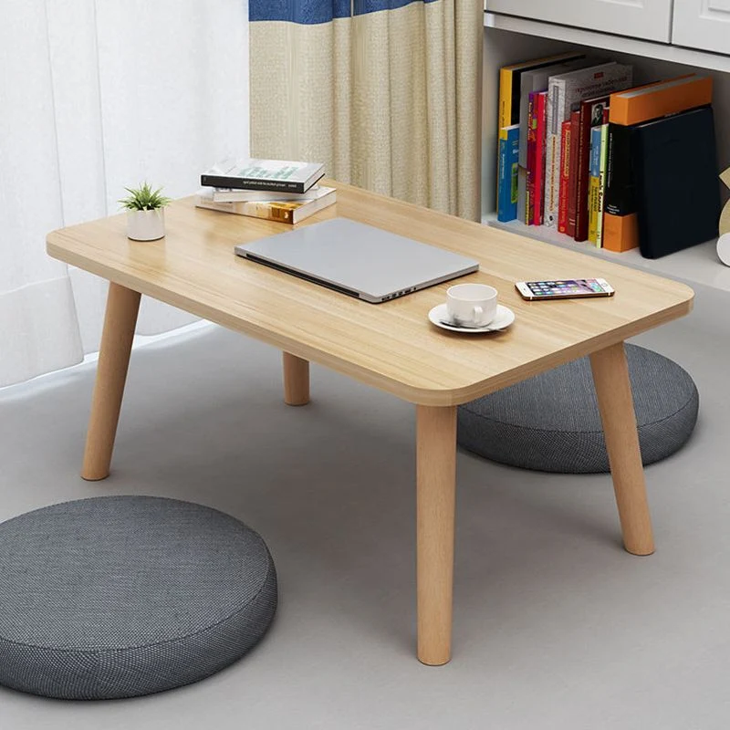 Bureau contemporain en bois d'ingénierie rectangulaire avec base Parsons pour bureau à domicile Clearhalo