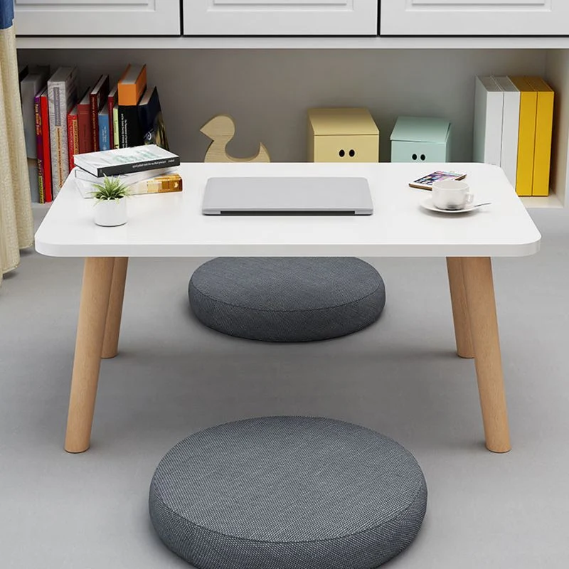 Bureau contemporain en bois d'ingénierie rectangulaire avec base Parsons pour bureau à domicile Clearhalo