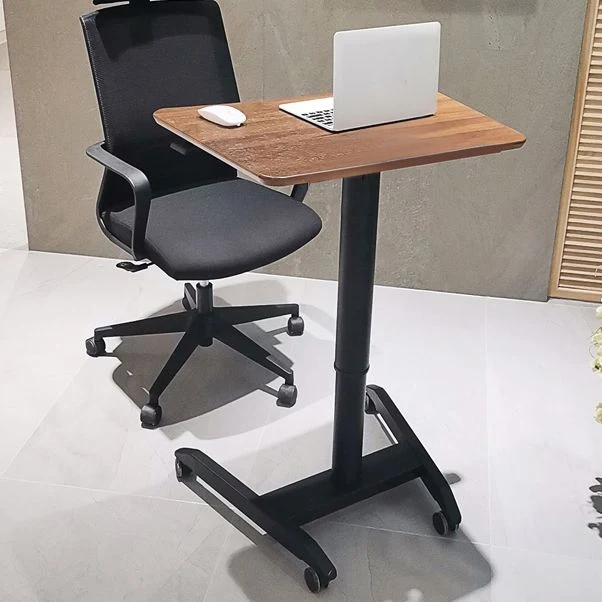 Bureau contemporain en bois manufacturé, bureau d'écriture à hauteur réglable Clearhalo