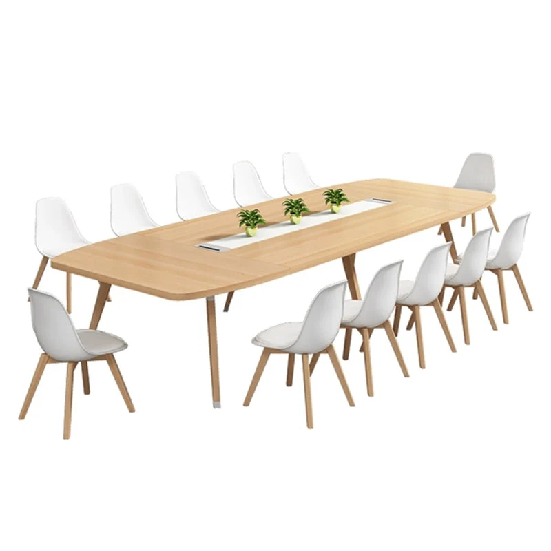 Bureau contemporain en bois massif pour bureau à domicile Clearhalo