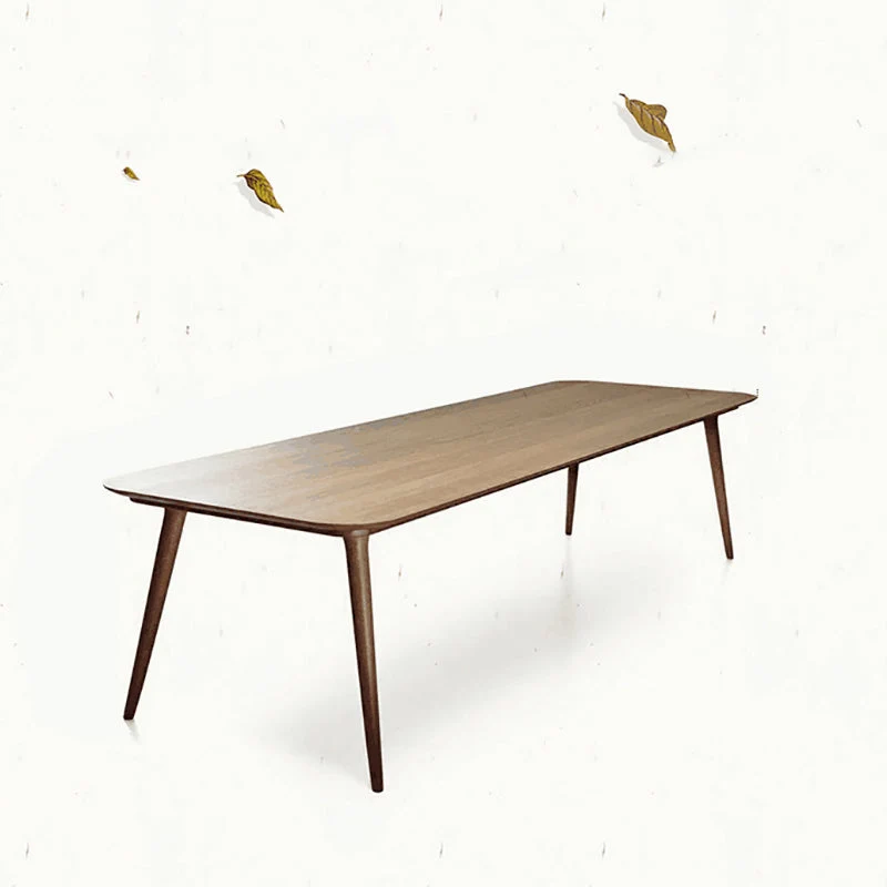 Bureau contemporain Bureau d'écriture en bois massif en pin naturel Clearhalo