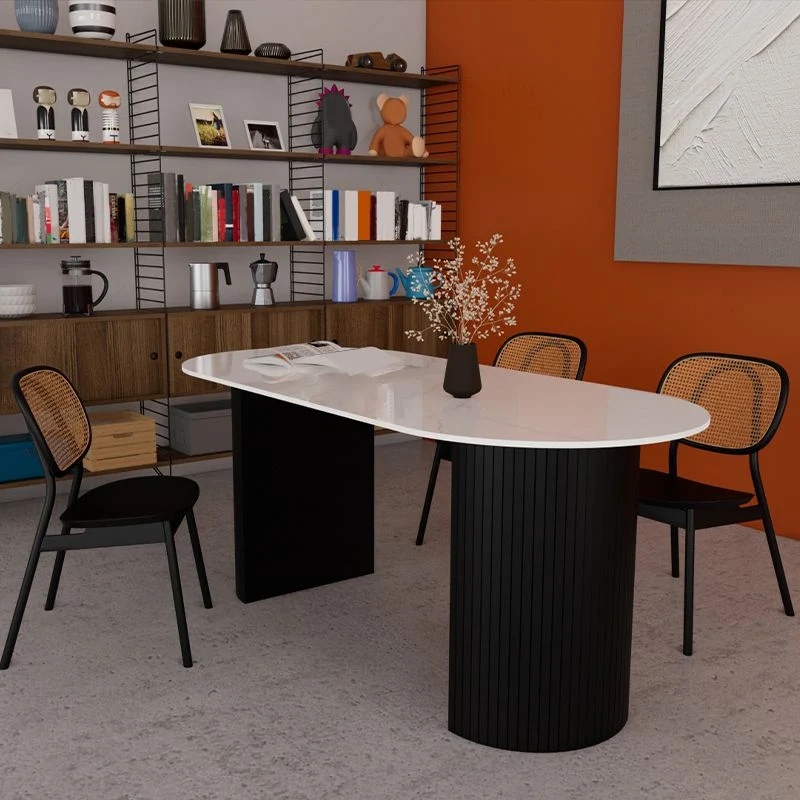 Bureau contemporain en pierre de bureau pour la chambre à coucher à la maison Clearhalo