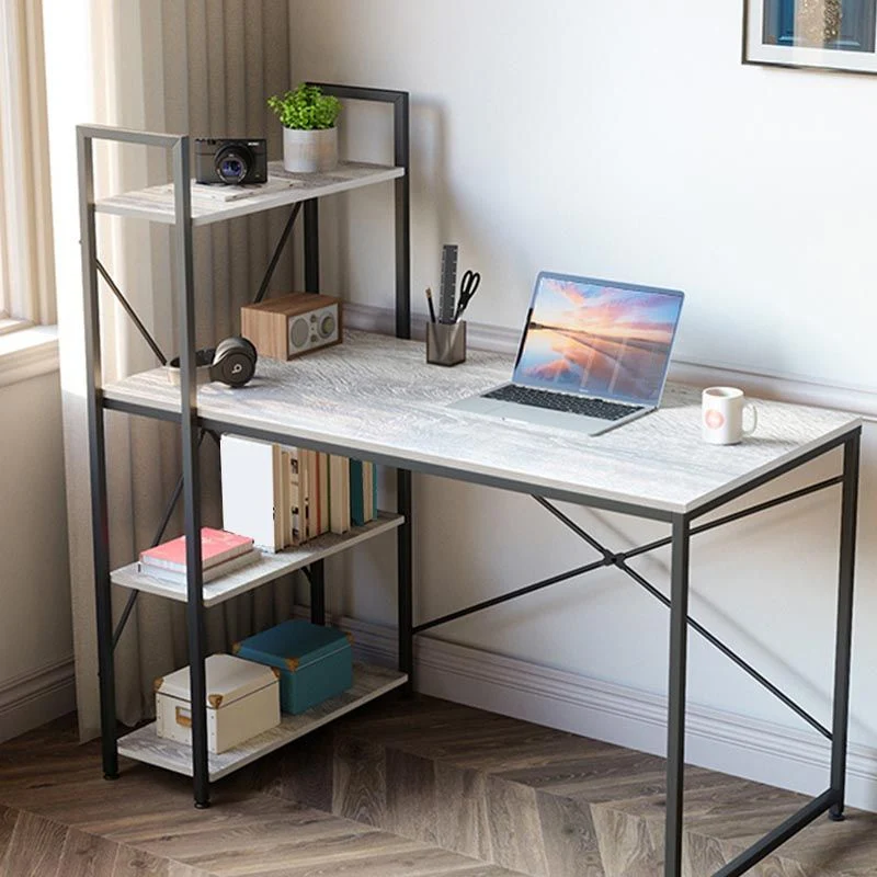 Bureau d'écriture de 47,24 po de hauteur, bureau de style contemporain pour la maison et le bureau Clearhalo