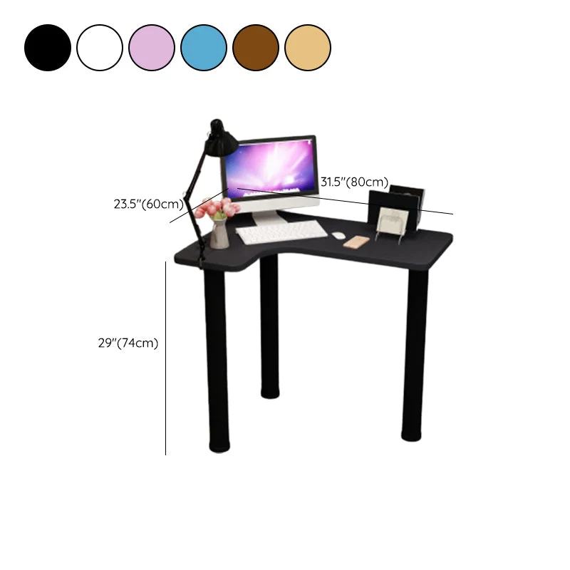 Bureau d'écriture en bois Bureau contemporain avec pieds en métal Clearhalo