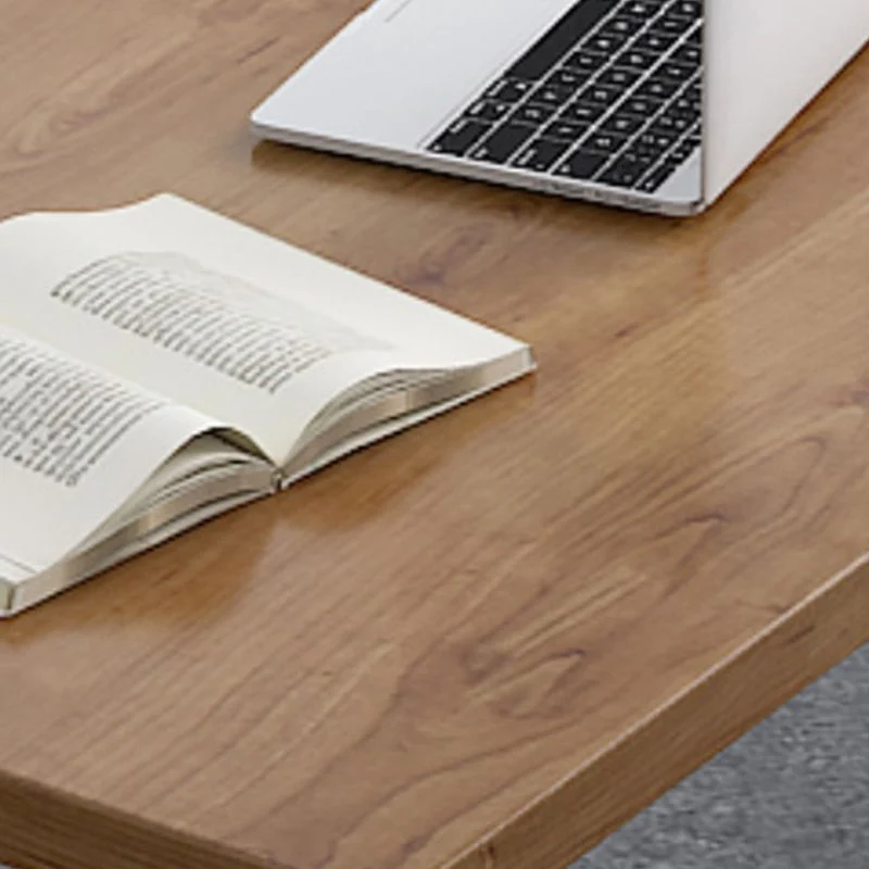 Bureau d'écriture en bois, bureau rectangulaire naturel pour bureau Clearhalo