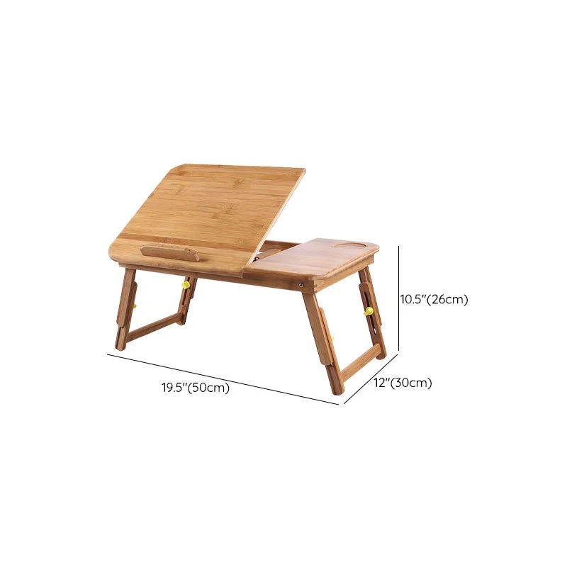 Bureau d'écriture en bois contemporain, bureau pliant pour chambre à coucher Clearhalo