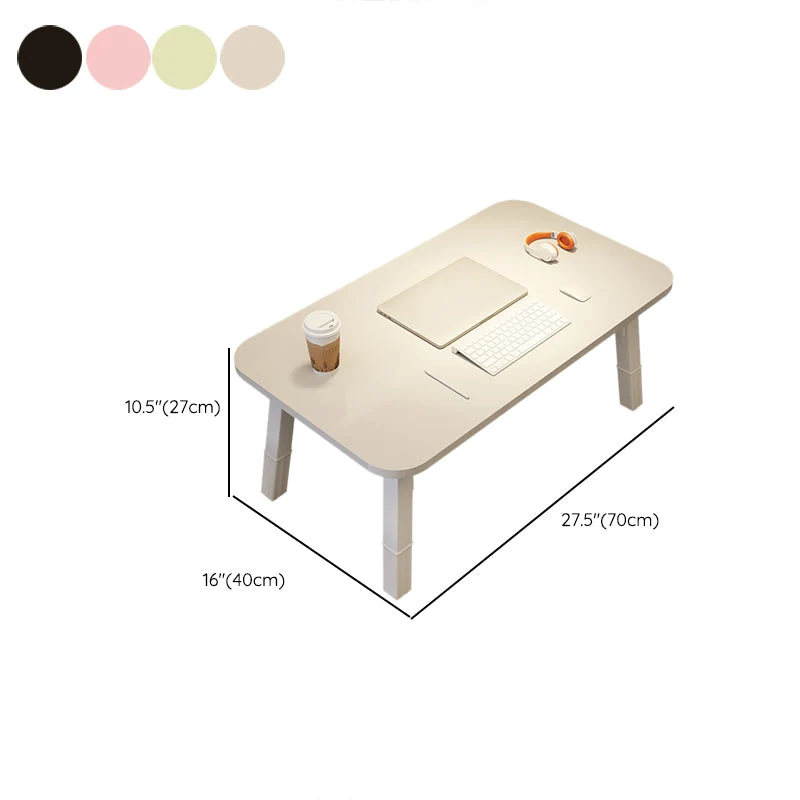 Bureau d'écriture en bois d'ingénierie pour chambre à coucher, bureau contemporain avec pieds blancs Clearhalo