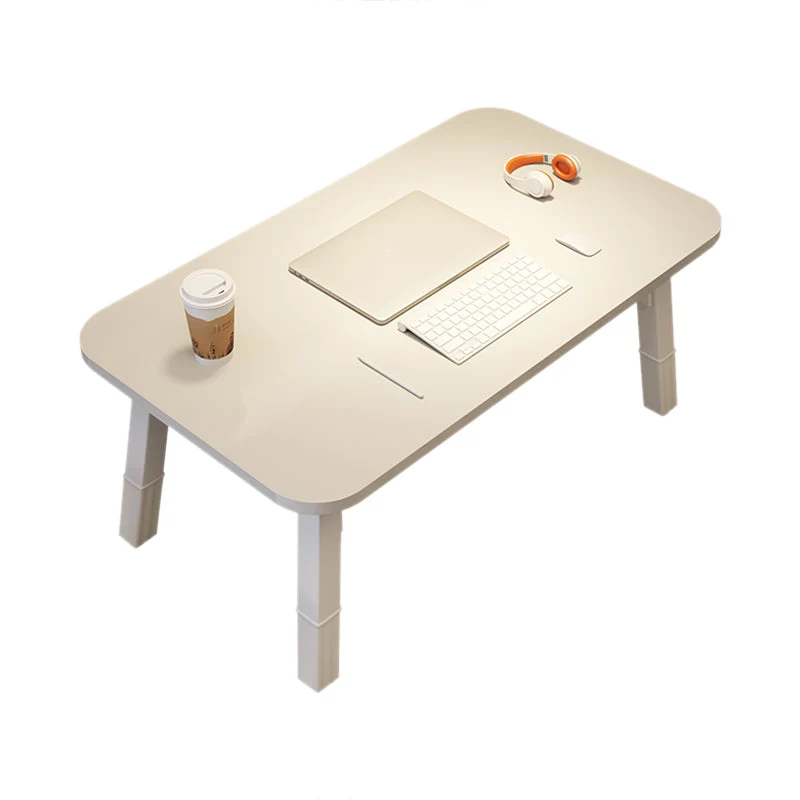 Bureau d'écriture en bois d'ingénierie pour chambre à coucher, bureau contemporain avec pieds blancs Clearhalo