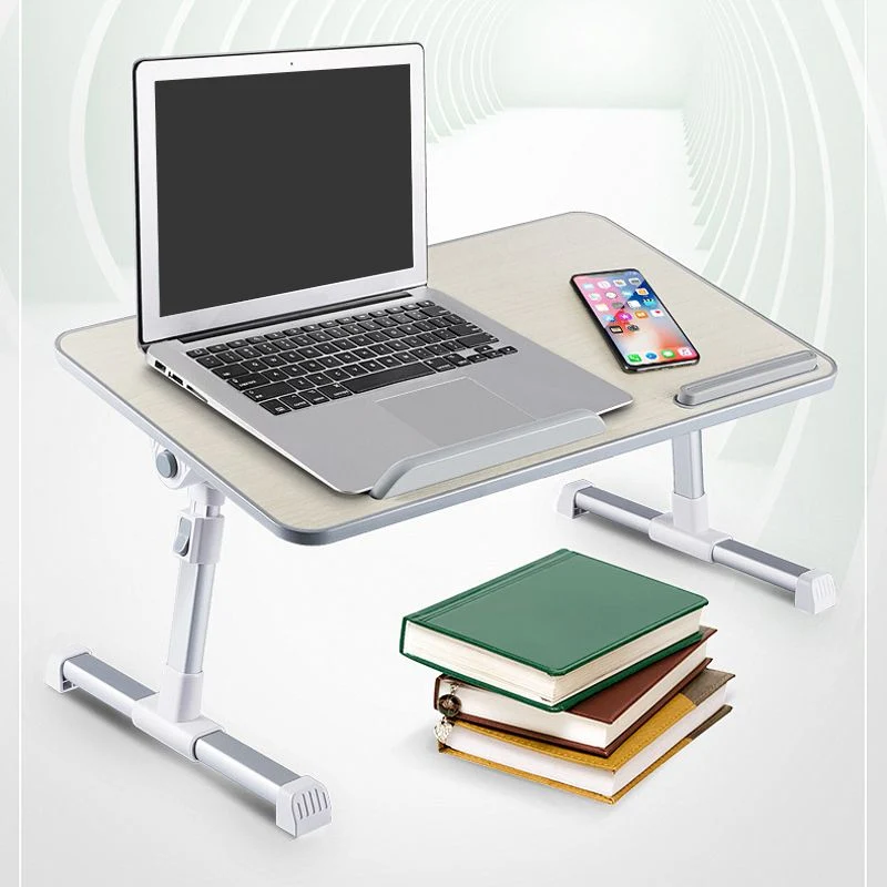 Bureau d'écriture en bois de forme rectangulaire moderne avec 2 pieds pour la maison Clearhalo