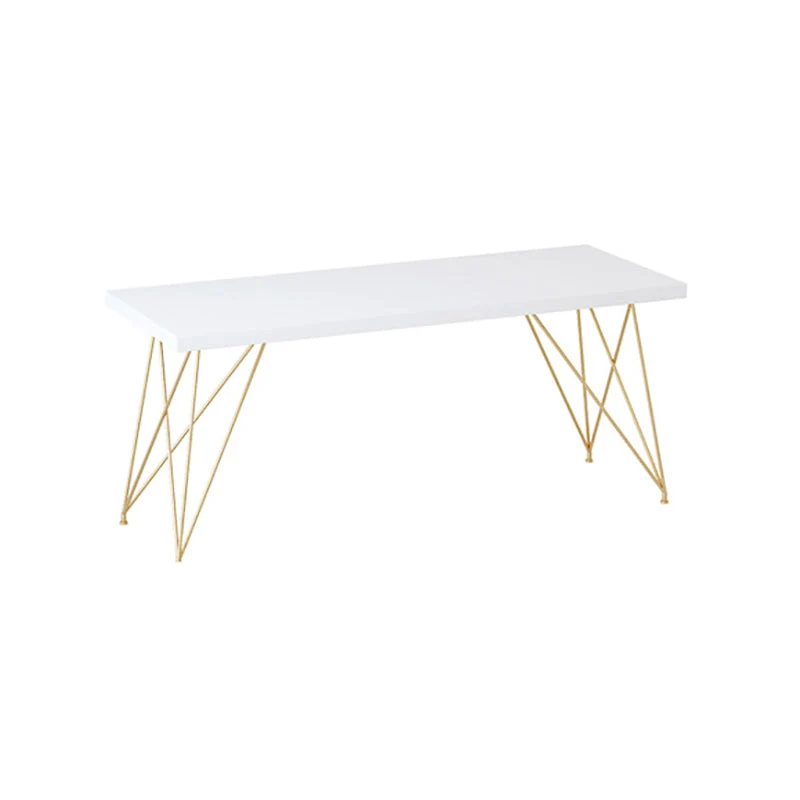 Bureau d'écriture en bois de luxe léger, bureau rectangulaire en épingle à cheveux Clearhalo