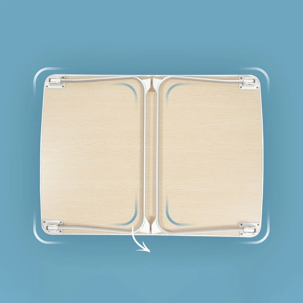 Bureau d'écriture en bois manufacturé, table flottante rectangulaire pour ordinateur portable Clearhalo