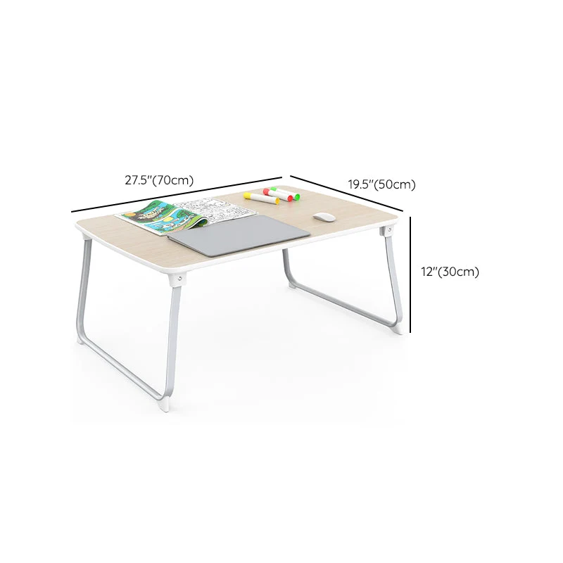 Bureau d'écriture en bois manufacturé, table flottante rectangulaire pour ordinateur portable Clearhalo