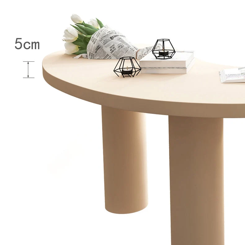 Bureau d'écriture en bois massif de pin, bureau à base de piédestal de style industriel Clearhalo