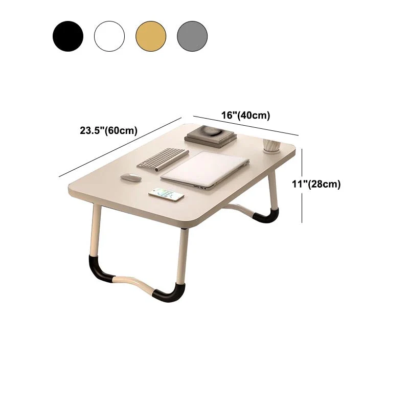 Bureau d'écriture en bois moderne, bureau rectangulaire pliant pour la maison Clearhalo