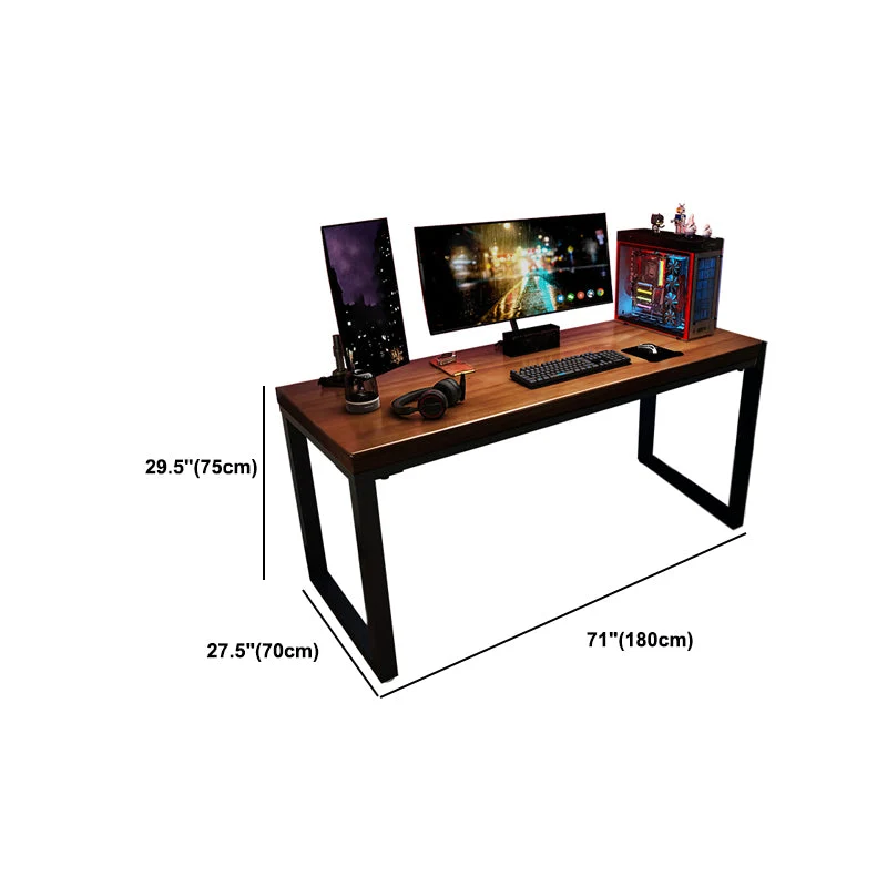 Bureau d'écriture en bois moderne, bureau rectangulaire pour la maison et le bureau Clearhalo