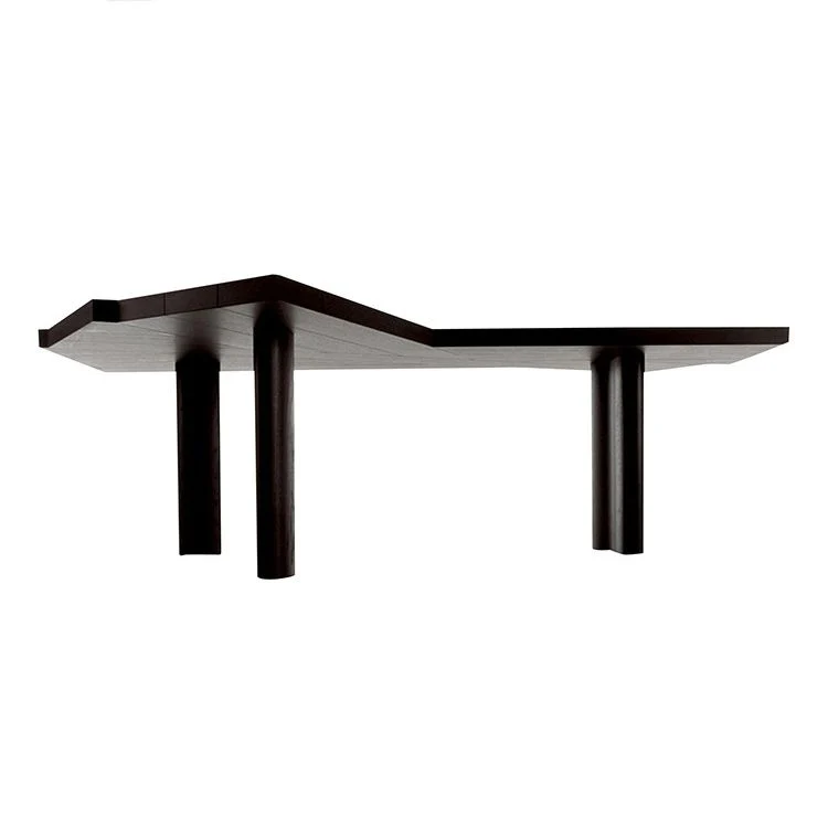 Bureau d'écriture en bois Parsons, bureau en pin noir de 28,7 po de haut Clearhalo