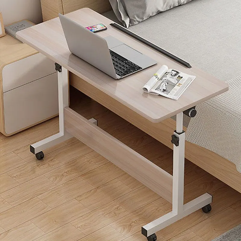 Bureau d'écriture en bois pliable en forme de T pour la maison et le bureau Clearhalo