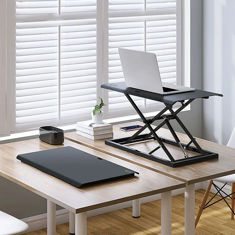 Bureau d'écriture en bois de table pliable pour ordinateur portable de forme rectangulaire Clearhalo