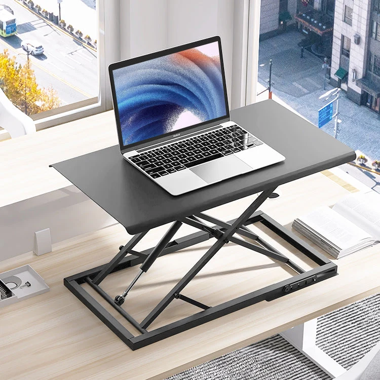 Bureau d'écriture en bois de table pliable pour ordinateur portable de forme rectangulaire Clearhalo