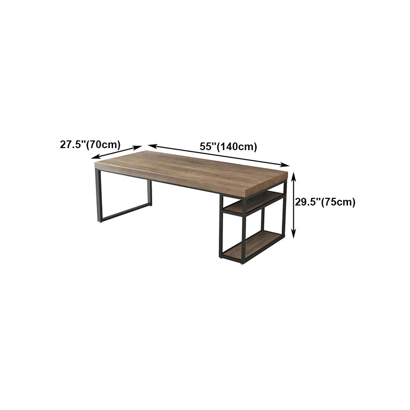 Bureau d'écriture de bureau de Style moderne, bureau d'ordinateur rectangulaire en bois pour chambre à coucher et maison C...