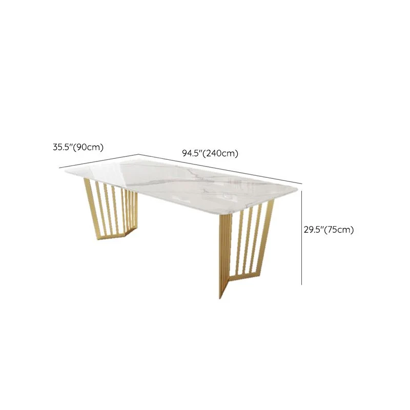 Bureau d'écriture Classic Glam de 29,25 po de hauteur avec plateau en pierre courbé Clearhalo