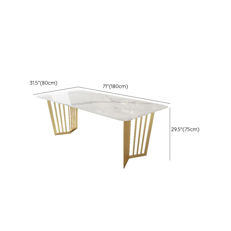 Bureau d'écriture Classic Glam de 29,25 po de hauteur avec plateau en pierre courbé Clearhalo