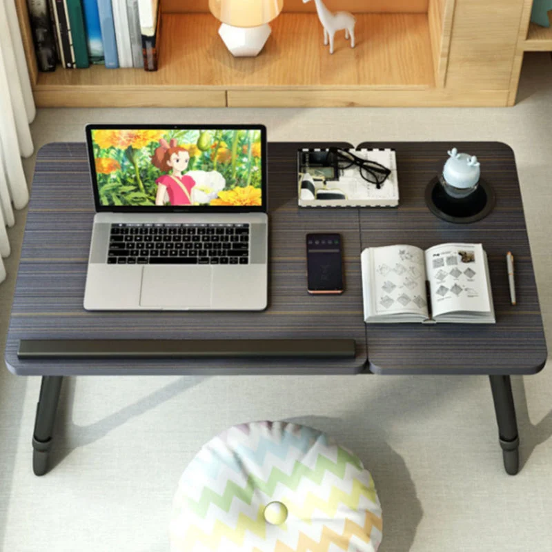 Bureau d'écriture contemporain en bois artificiel, bureau pliant pour le bureau Clearhalo