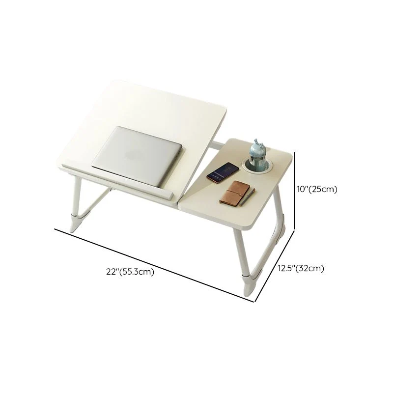 Bureau d'écriture contemporain en bois artificiel, bureau pliant pour le bureau Clearhalo