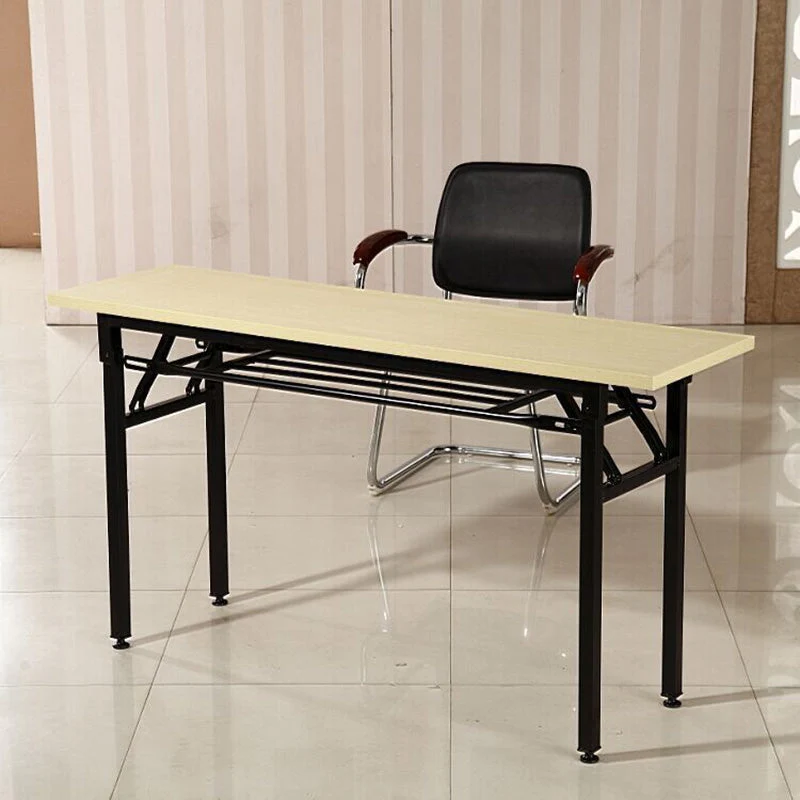 Bureau d'écriture contemporain en bois, bureau pliant de 30 po de hauteur pour la maison et le bureau Clearhalo