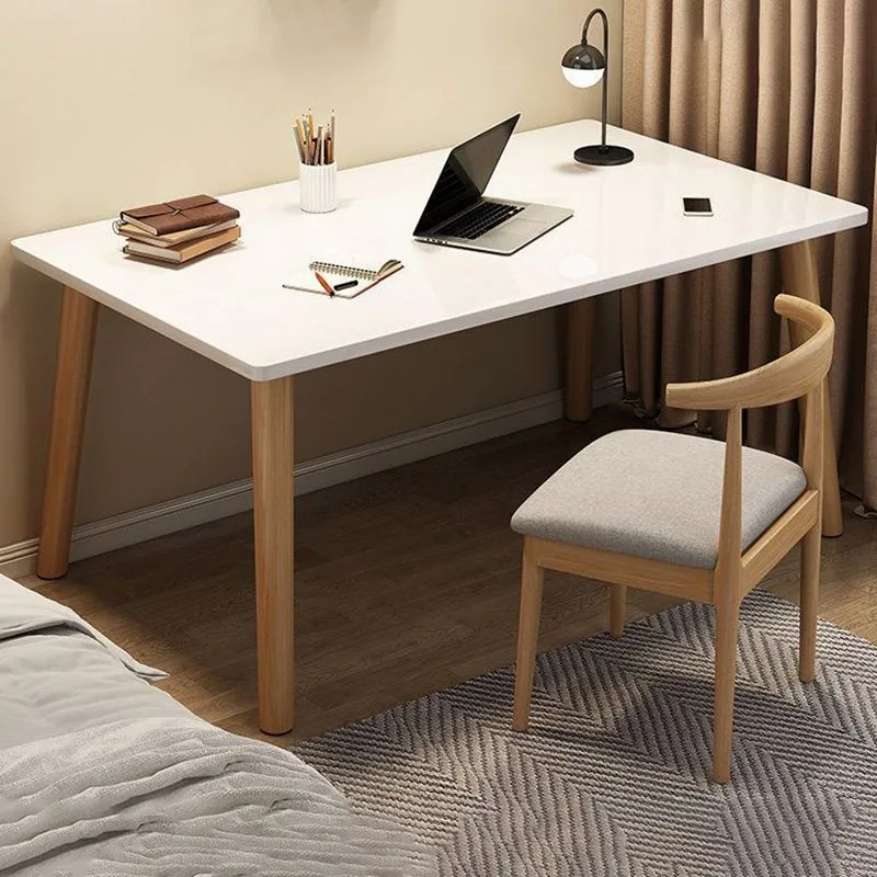 Bureau d'écriture contemporain en bois Bureau de type base Parsons Clearhalo