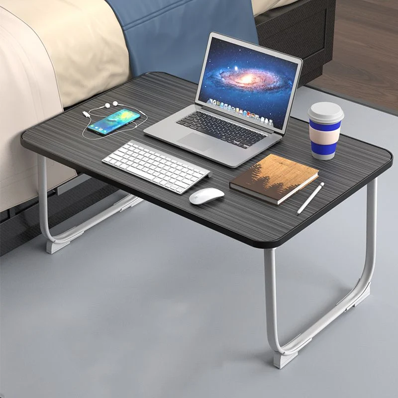 Bureau d'écriture contemporain en bois d'ingénierie, bureau de chambre à coucher avec pieds blancs Clearhalo