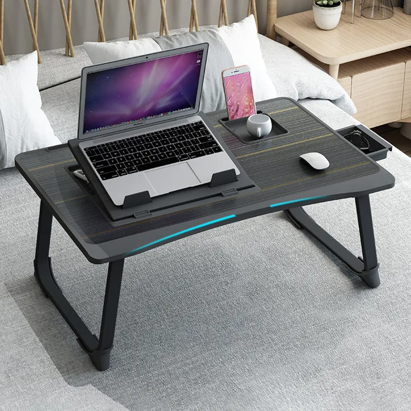 Bureau d'écriture contemporain en bois de 11 po de hauteur avec pieds Clearhalo
