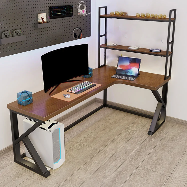 Bureau d'écriture contemporain en bois massif avec pieds Clearhalo