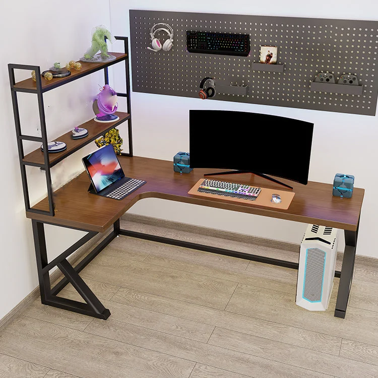 Bureau d'écriture contemporain en bois massif avec pieds Clearhalo